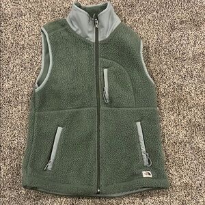 The North Face Green Fleece Vest